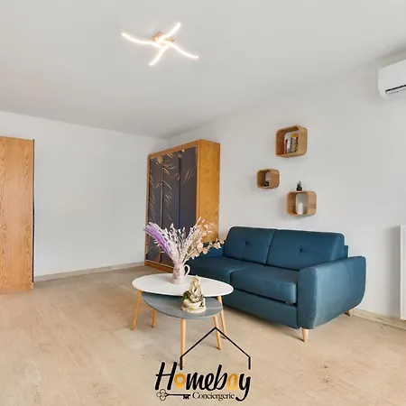 Cosy, Emplacement Ideal 2 Minute Des Plages *