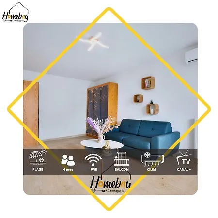 Cosy, Emplacement Ideal 2 Minute Des Plages Διαμέρισμα *